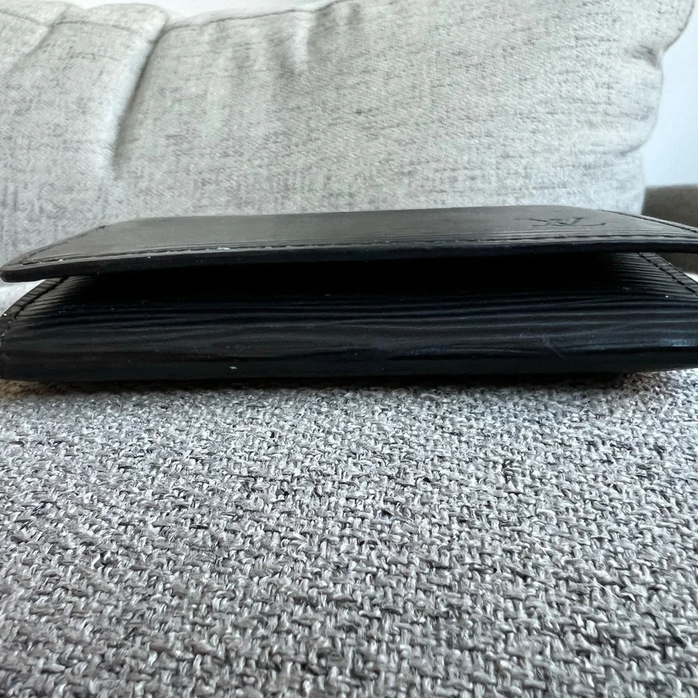 Louis Vuitton Epi Black cardholder